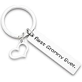 Kivosliviz Grammy Gift Keychain Best Grammy Ever Granny Gifts for Grandma Grandmother