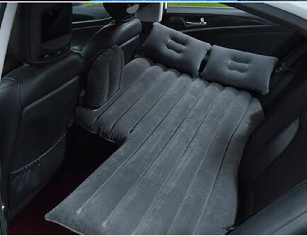 ZAQ SUV Car Sex Air Bed Inflatable Mattress Black Back Seat Cushion For Travel Camping Outdoor With Pumps And Pillows
