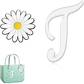 Hroatpk 2pcs Charms for Bogg Bag, Letter Charms Decorative Accessories | Compatible with Bogg Bag, Alphabet Lettering Insert for Handbag, Beach Bag, Rubber Tote