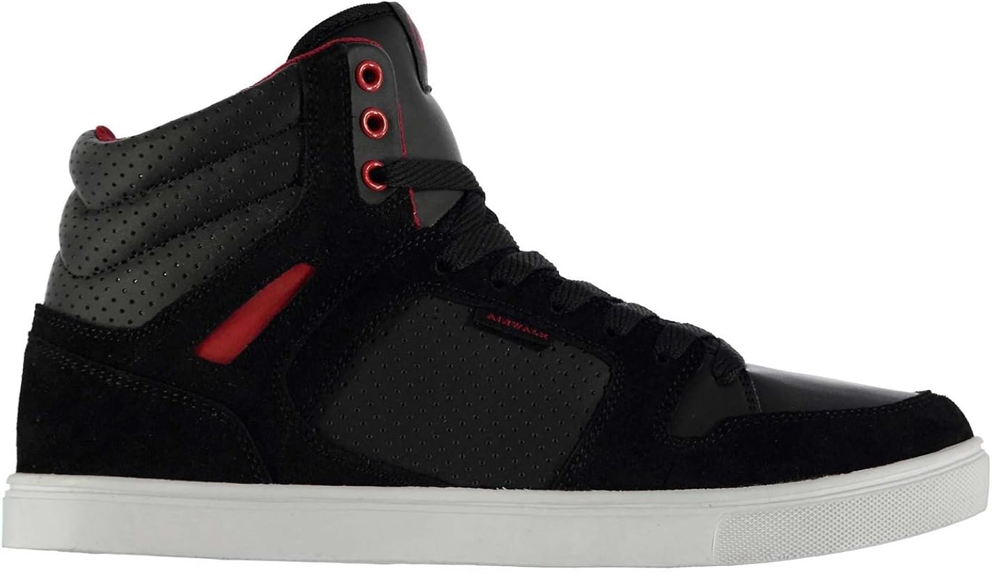 Airwalk Hombre Nitro Hi Top Skate Shoes Negro/Rojo 46 Amazon.es Zapatos y complementos