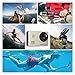 DBPOWER 1080P Action Camera 12MP Waterproof Sports Camera 140 Degree Wide Angle Lens, 30m Underwater DV Camcorder with 14 Accessories and 2 Batteries(Silver)
