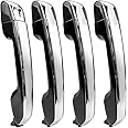 QLZOZB 4 Pcs Exterior Door Handle Fit for Lexus GX460 Toyota 4Runner 2010-2020 Toyota Land Cruiser 2009-2020 Replace 69210-60170 69250-60050 6921060260 without Smart Entry, Chrome