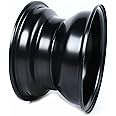 DOONARCES 7" ATV Wheel Rim 3 Lugs 16x8-7 Tire Rim Parts for 125cc ATV Black Wheel Rim Tire 3 Holes 78mm Hole Distance, Black
