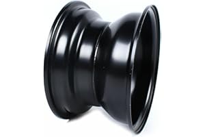 DOONARCES 7" ATV Wheel Rim 3 Lugs 16x8-7 Tire Rim Parts for 125cc ATV Black Wheel Rim Tire 3 Holes 78mm Hole Distance, Black