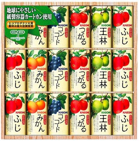 Amazon お歳暮 カゴメ 国産プレミアムフルーツジュースギフト カゴメ 食品 飲料 お酒 通販