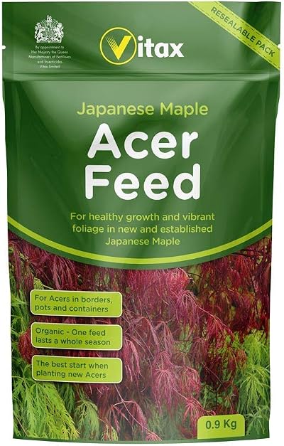 Vitax Ltd 2 x Japanese Maple Acer Feed 0.9kg Pouch