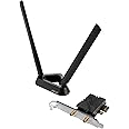 ASUS PCE-BE92BT WiFi 7 PCI-E Adapter with 2 External Antennas. Supporting 6GHz Band, 320MHz, Bluetooth 5.4, WPA3 Network Security, OFDMA and MU-MIMO, only Compatible with Intel motherboards