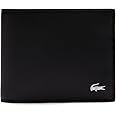Lacoste Men's Fitzgerald Small Billfold Wallet, Black, One Size