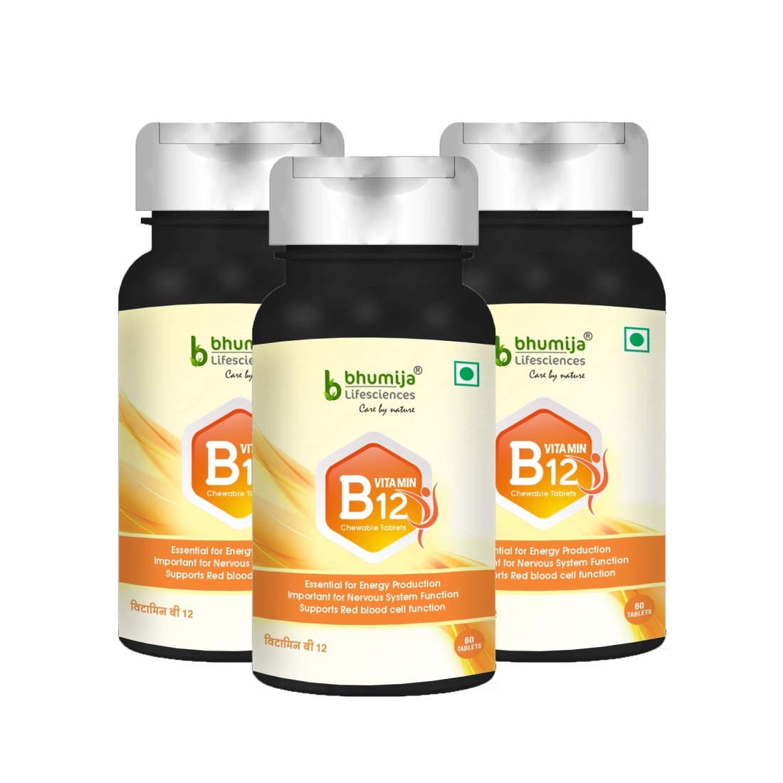 Bhumija Lifesciences Vitamin B12 1500 mcg with Folic Acid and