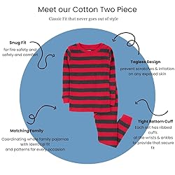 Leveret Boys Girls Kids Striped Two Piece Cotton
