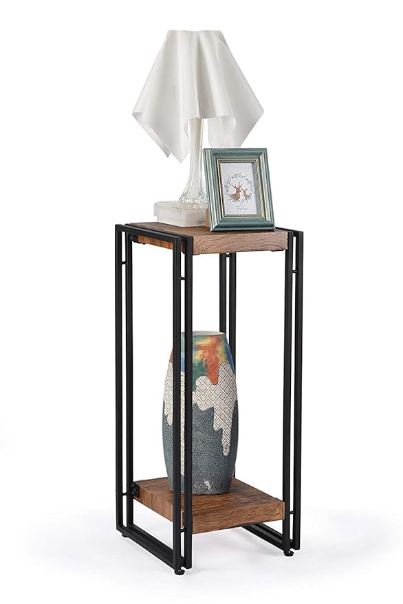 INDIAN DECOR. 45937 Tall Side End Table for Small Spaces Narrow Night