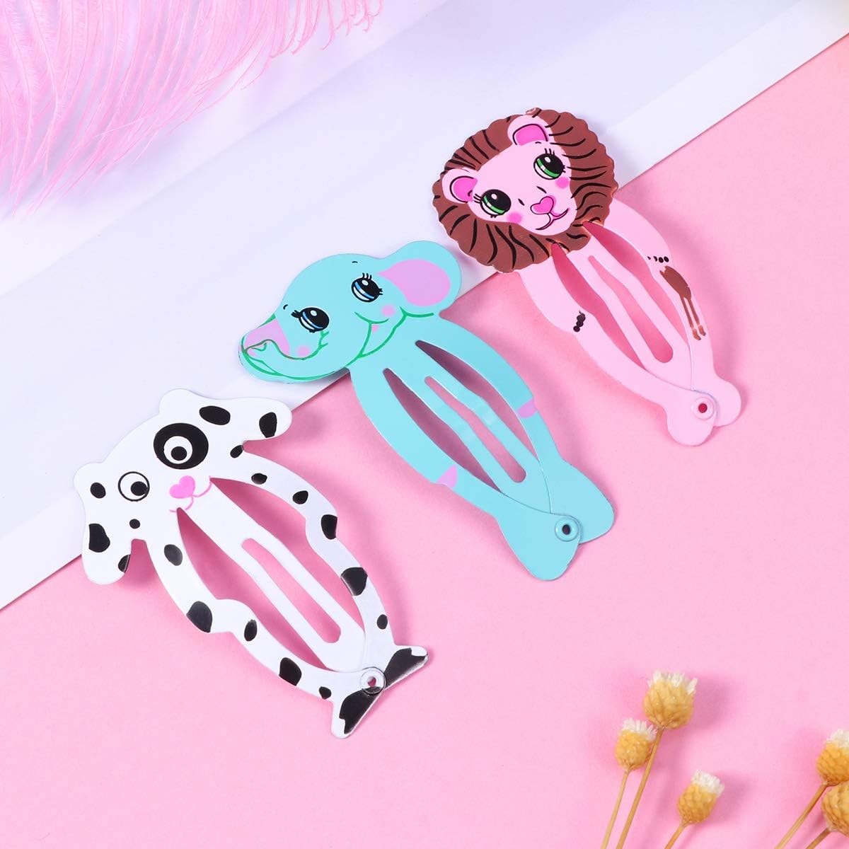 Bijoux Decorations De Cheveux Frcolor Animal Snap Barrettes Epingle A Cheveux De Dessin Anime Pour Bebe Enfant Fille 34 Pieces Loclic Com