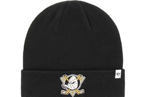 '47 Brand NHL Anaheim Ducks Raised Cuff Knit Beany Hat One Size Mütze Forty Seven
