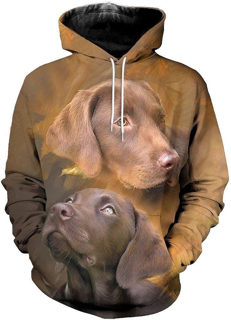 Labrador Retriever All Over Printed Pefect 3D Hoodie, Zip