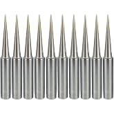 SolderFun 10X 900M-T Soldering iron tips For HAKKO 936,937,907 Atten, Quick, Aoyue, Yihua,Vastar,Sywon,Tabiger,SOAIY and X-Tronic soldering station (10 PCS 900M-T-LB)