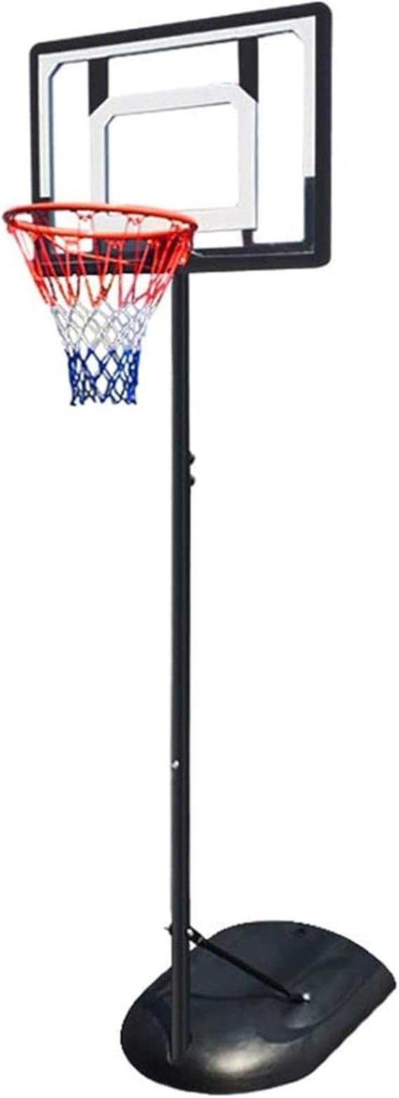 Amazon Co Jp バスケット ゴール ポータブルバスケットボールフープはバックボードとホイールの高さとバックボードシステムスチールポールスタンド ホーム キッチン