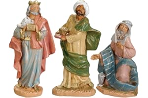 ROMAN Fontanini 3-1/2-Inch Kings, Set of 3 Nativity Addition