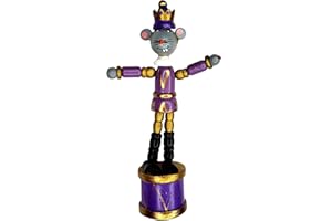 Nutcracker Ballet Gifts Mouse King Nutcracker Figure Pull String Puppet Ornament, Christmas Tree Holiday Decorations, Home Decor, 5-inch