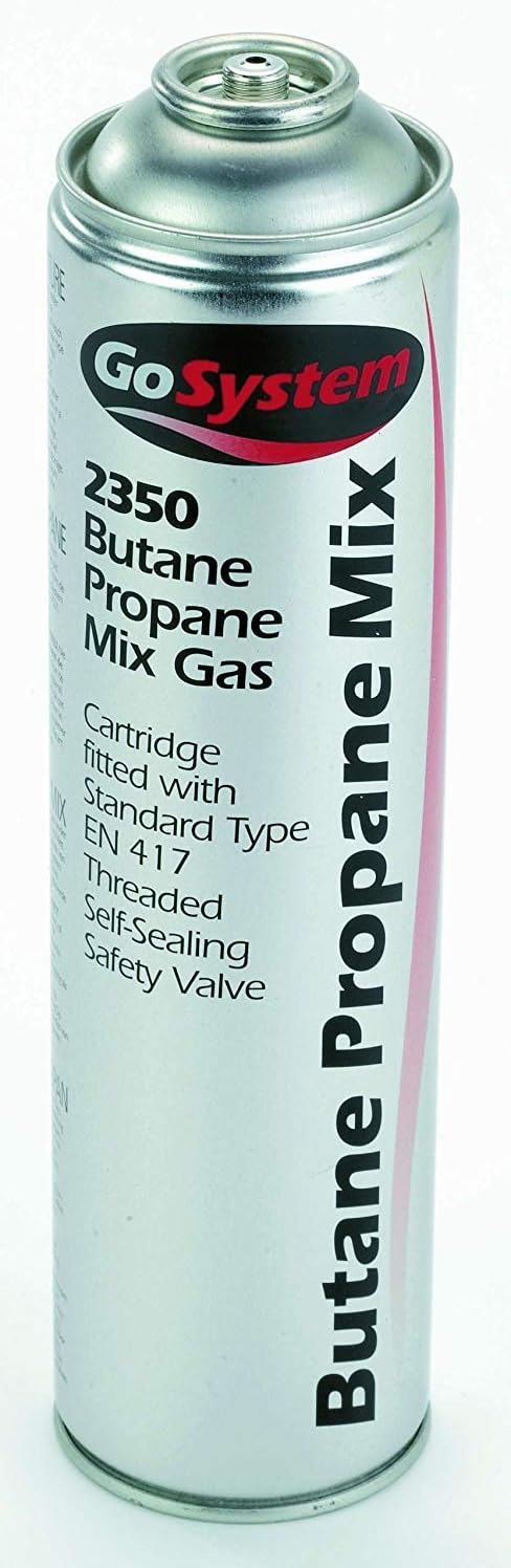 GoSystem 3 x Butane Propane 70:30 Mix Gas Cartridge Silver 350 g