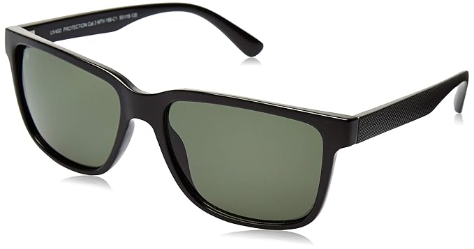 UV Protected Wayfarer Unisex Sunglasses - (MTV-188-C1|50|Grey Color Lens)