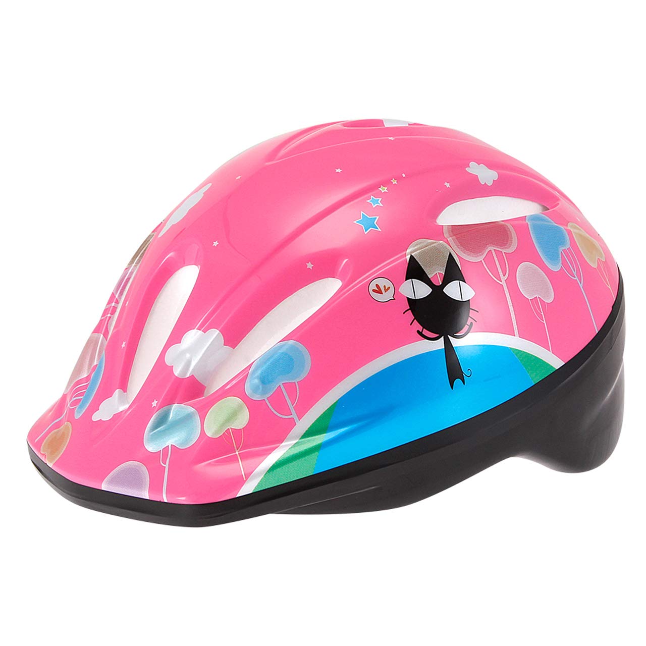JAMARA 460631 – Children's Bicycle Helmet M – Tested according to European Cycling Helmet Standard EN 1078, Lightweight, High Impact Resistance, Quick Click Closure, for Head Circumference 52-55 cm,