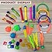 Aekce Underwater Swim Pool Diving Toys - 33 Pcs Summer Swimming Diving Toy Sets - Diving Rings,Sticks,Octopus,Torpedo Bandits,Fish,Grass for Kids