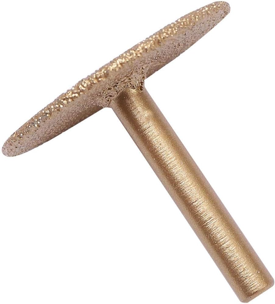KATSU Tools Die Grinder Burr Diamond Router Bit 6mm Shank Grit 40# Circular 40x2, 6mm Circle 40x2 - Image 5