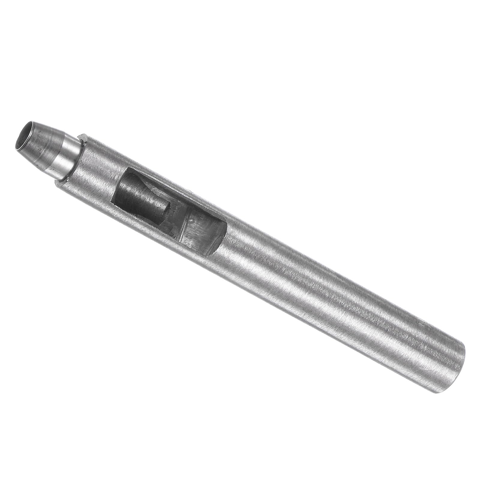 CoCud Leather Hole Punch, 6mm Button Dia. 12mm Shank, Steel Round Punch Snap Rivet Setter - (Applications: for Leathercraft DIY Clothing Fabric)