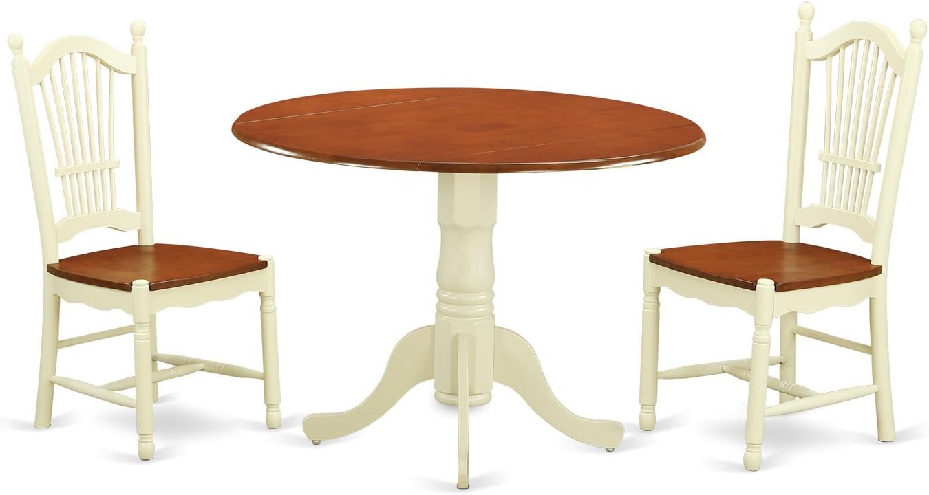 Best dark cherry dining table set with leaf