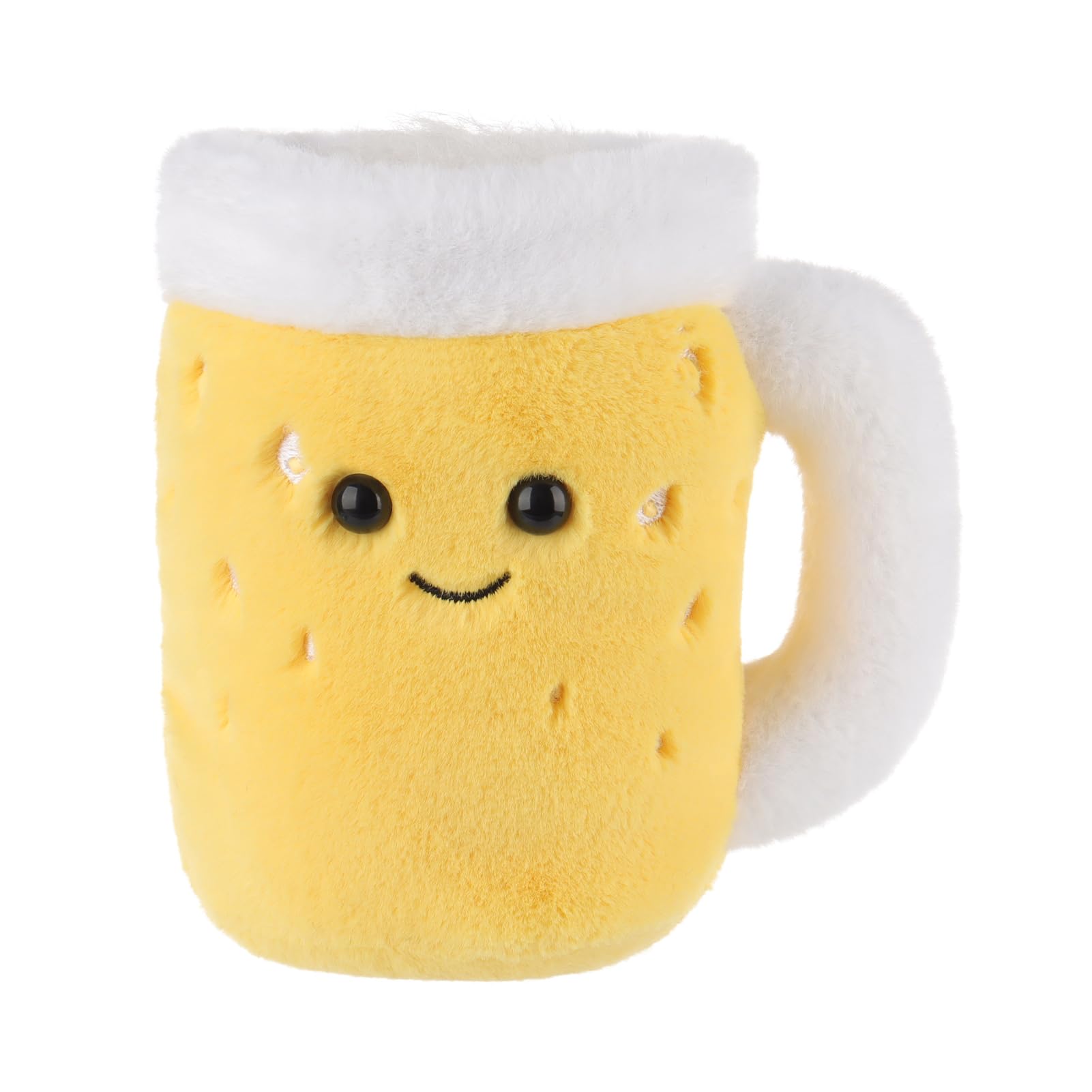 Apricot Lamb Beer Plush Stuffed Animals for Kids, Soft Cute Plush Toys for Baby Girl and Boy, Fluffy Beer Yellow