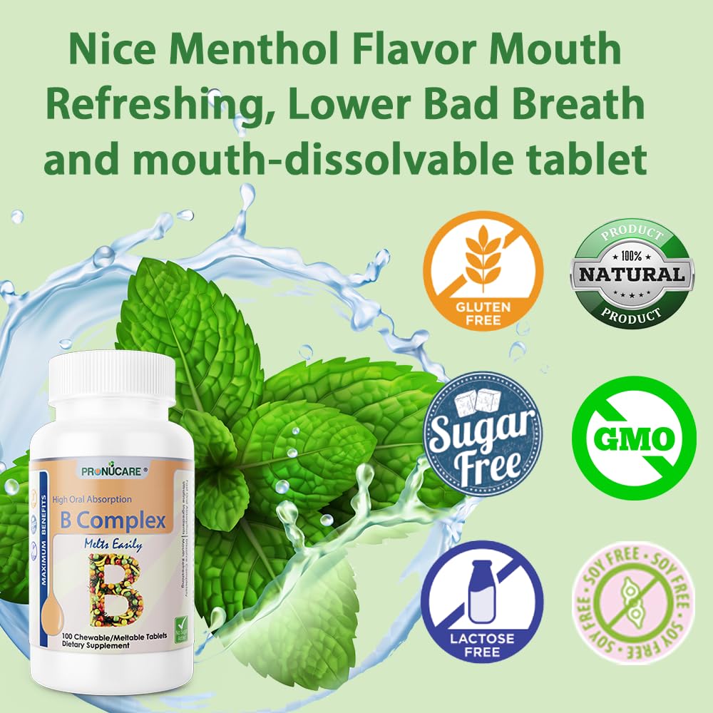 Mua Vitamin B Complex Buccal Lozenge Tablets – Slow-Dissolving for Fast ...