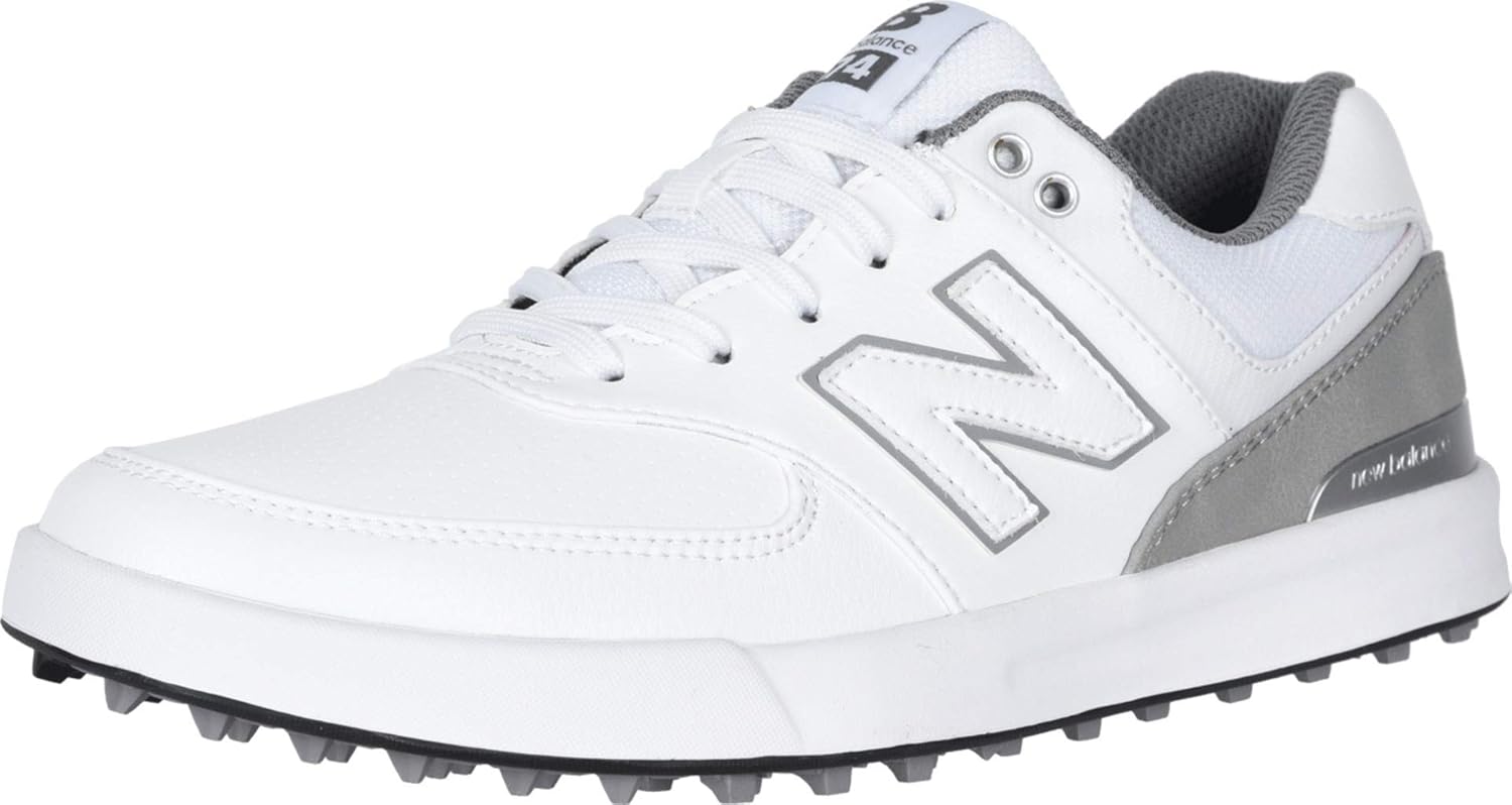 New Balance Women's 574 Greens Golf Shoe, White, 11 Buy Online at Best