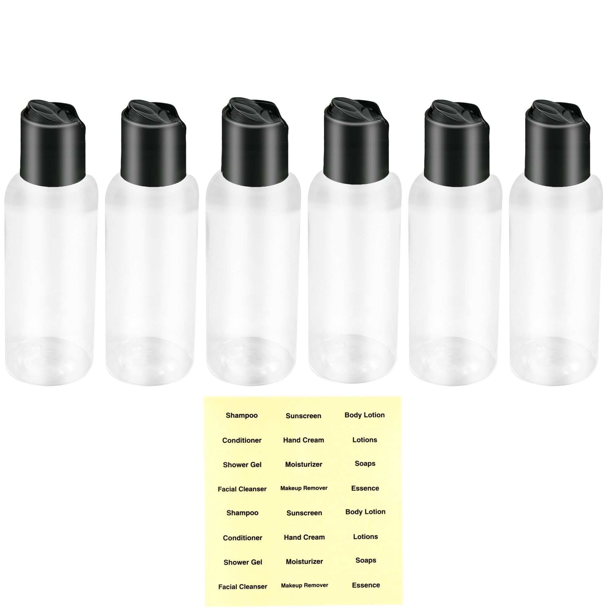 Photo 1 of Gmleey 6 Pack Travel Bottles For Toiletries, 3.4oz Travel Size Containers Leak-Proof Tsa Approved Travel Containers Bottle For Shampoo Conditioner and Body Wash