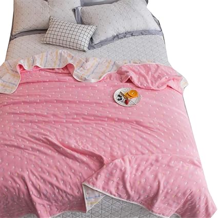 Amazon Co Jp Beddingwish タオルケット 着る毛布 ブランケット おしゃれ マルチカバー アイボリー 肌掛け ギフト 吸水 洗える 約0 240cm ハート ピンク ホーム キッチン