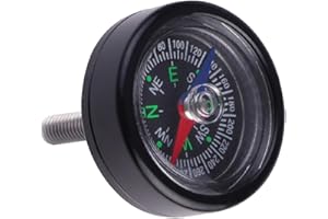 Small Compass for Bike - Sturdy Bike Riding Compass Accessories - Flexible Handlebar Professional Outdoor Navigational Tool M