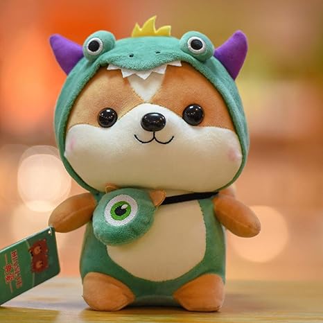 FidgetGear Cartoon Squirrel Dinosaur Elk Cute Children Plush Toys Good Birthday Present 35cm Dinosaur