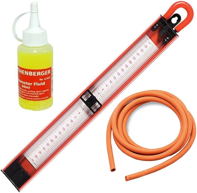 Rothenberger U Gauge Manometer 300mm + 2M Hose + Fluid Amazon.co.uk