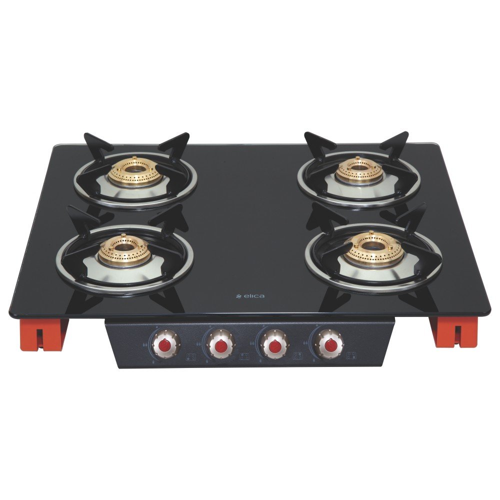 Buy Elica Glass 4 Burner Gas Stove (Space ICT 460 ORG S) Online at Low Prices in India Amazon.in