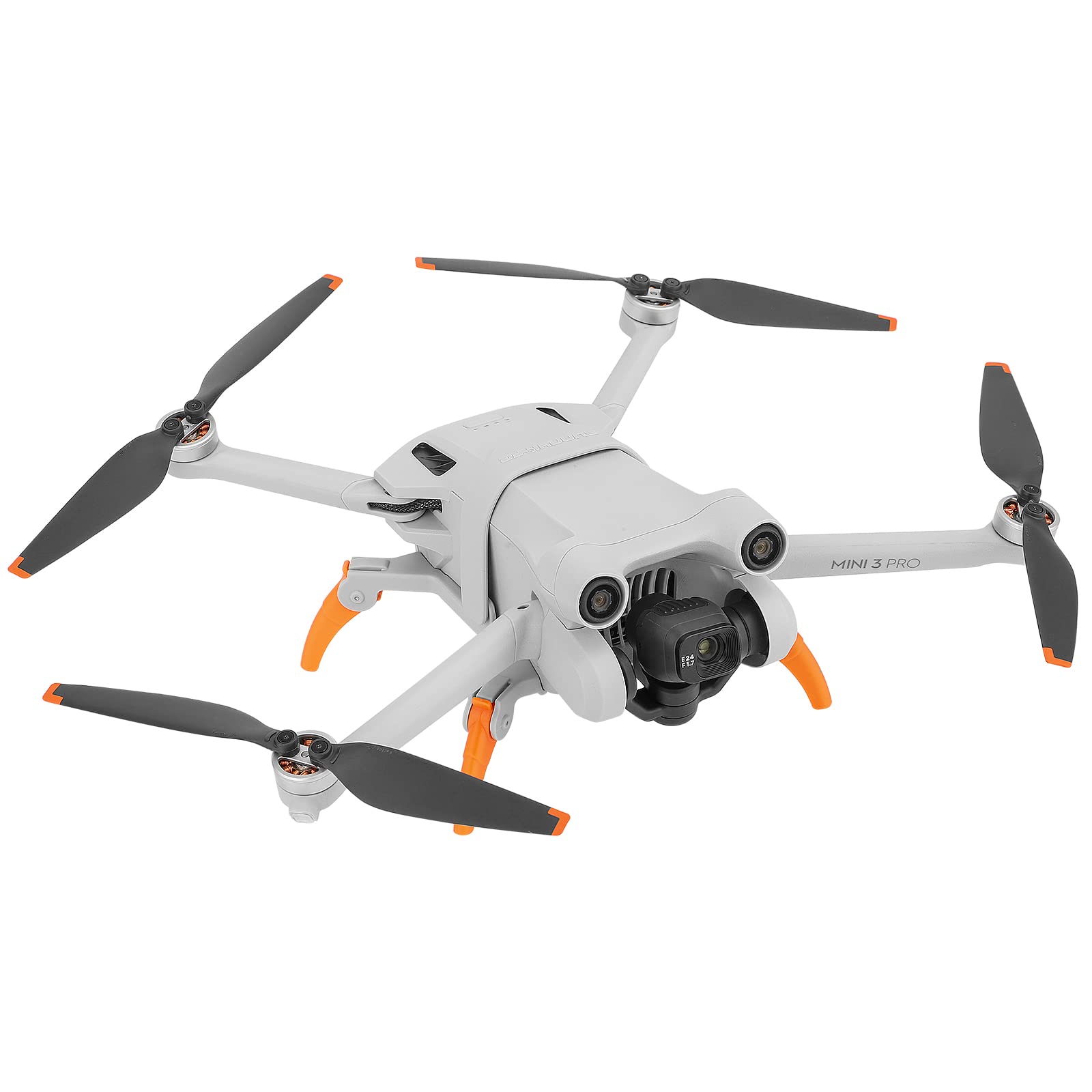 Hensych Foldable Landing Gear for Mini 3 Pro Heighten By 30mm Spider Foot Stool Extensions Support Leg Protector Quick Assembly Upgraded Protection for Mini 3 Pro Drone(Orange)