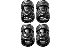 WGRIF Tire Valve Stem Caps Air Cover for Jaguar I-PAC F-PAC E-PAC XEL XFL XJ XF Series Stem Cap Universal Wheel stem caps for Cars, SUV, Truck, Motorcycles Car Accessories