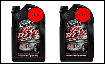 Evans Auto Cool 180 ° (5 l) líquido refrigerante/refrigerador sin ...