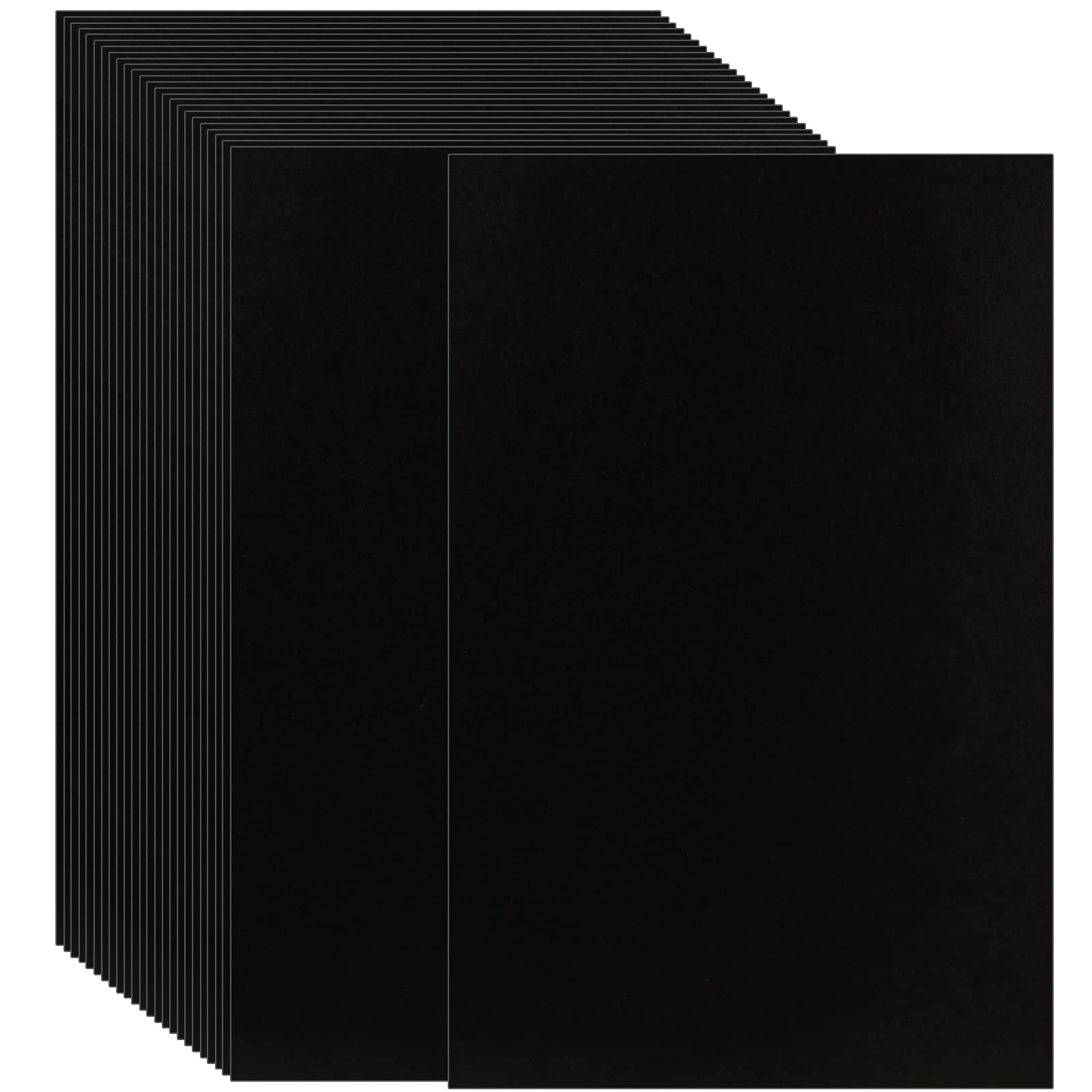 Photo 1 of SHEUTSAN 100 Sheets 11 x 17 Inches Black Colored Cardstock, 80lb 80 lbs Cover Sheets, Thickened Card Stock Black Smooth Card for Crafts, DIY Cards Making, Chalkboard Papers, Scrapbooking