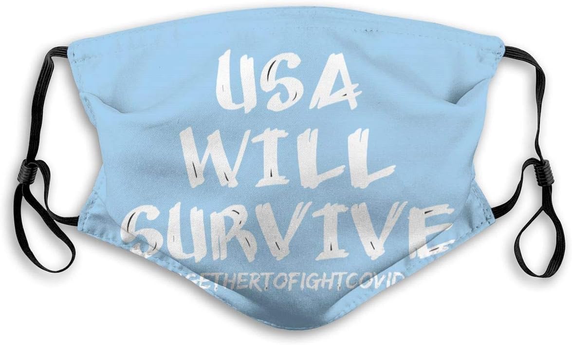 VVOP Together to Fight Co-vid 19  Protective Face Ma-SKS Unisex Dust Mouth Ma-SKS Reusable with Carbon Replaceable Filter