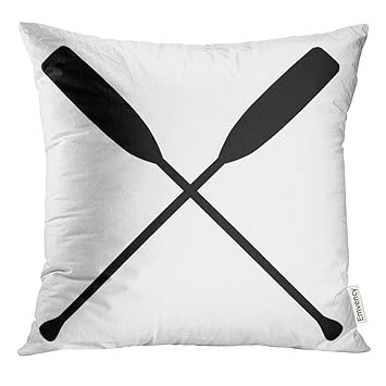 Amazon Com Golee Throw Pillow Cover Cross Two Black Silhouette Of