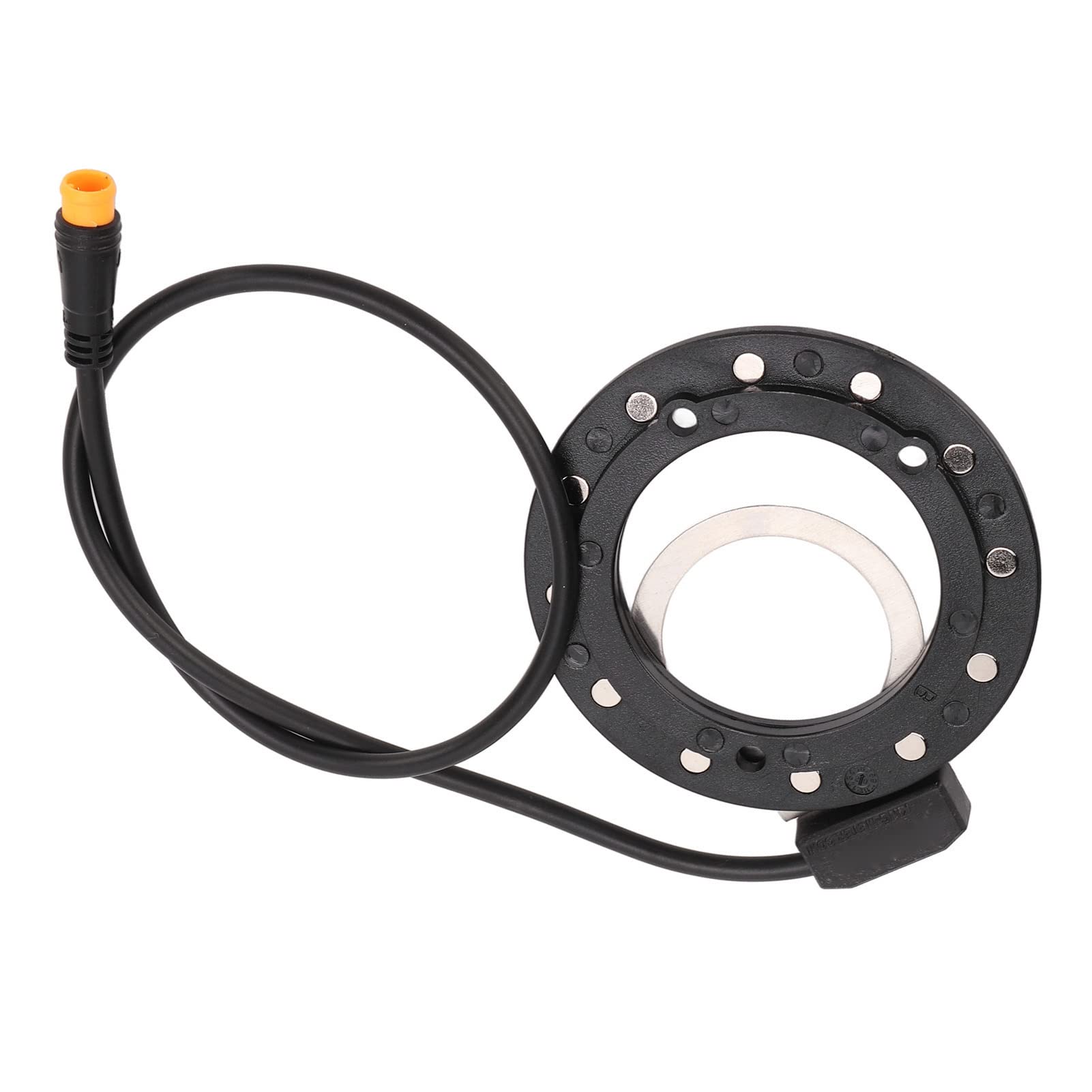 Pedal Assist Sensor, 12 Magnets Dual Hall Sensors for Accurate Detection, Electric Bicycle Sensor with Big Hole Design for Cyclists Commuters and Touring Riders