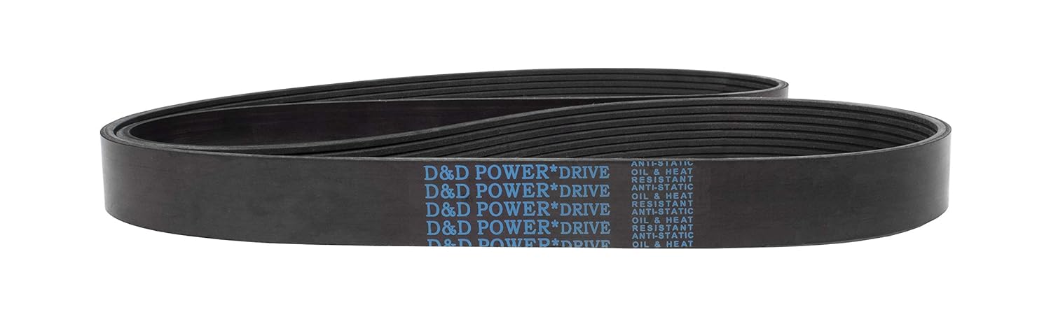 thumbnail interactive-video image 1 of D&D PowerDrive 6PK2560 Serpentine Belt - Metric Standard Replacement, Heavy Duty Rubber 1 of 12