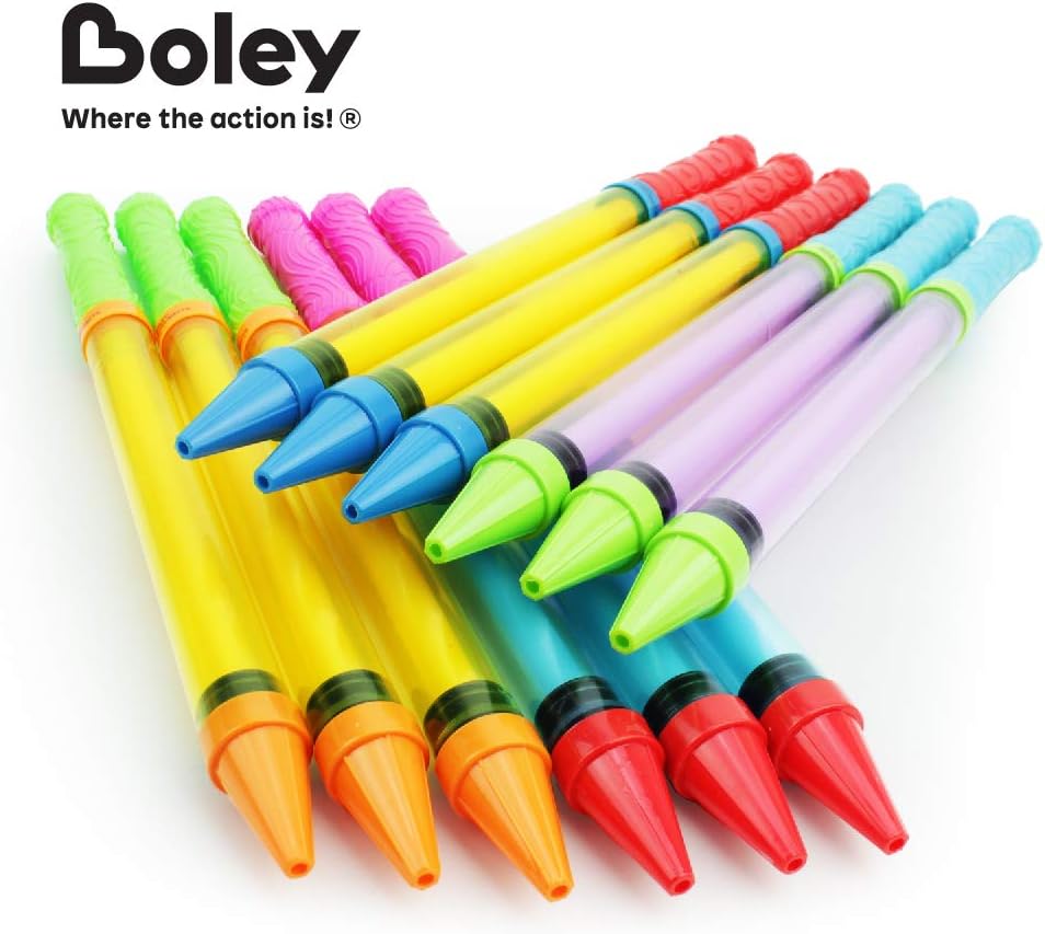 Boley 16 Pack Super Water Blaster Soaker Gun - Long ranged Pump Action Water Gun - for Party Favors, Summer Parties, Pool Parties, & More: Toys & Games