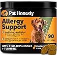 Dog Allergy Itch Relief - Advanced Itch Supplement with Probiotics for Dogs - Immune Support & Skin Relief for Seasonal Allergies - Natural Itchy Skin & Paw Relief - (Peanut Butter, 90 Ct)