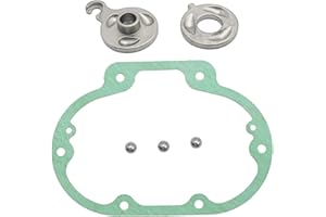 Vkinman Easy Lever Pull Power Clutch, Reduced Effort Clutch Kit with Clutch Release Cover Gasket Replacement for Harley Big T