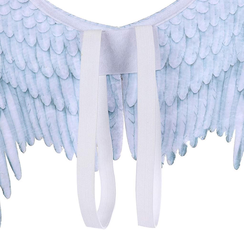 PRETTYEST Ailes Plume Ange Fée Plume Wings Ailes Mardi Cosplay Pretend